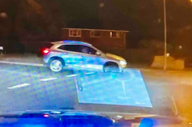 Police chasing stolen Mercedes find drugs and gun in home