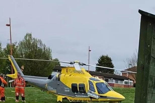 Air ambulance lands in Castle Vale as teen seriously hurt in 'unclear' incident